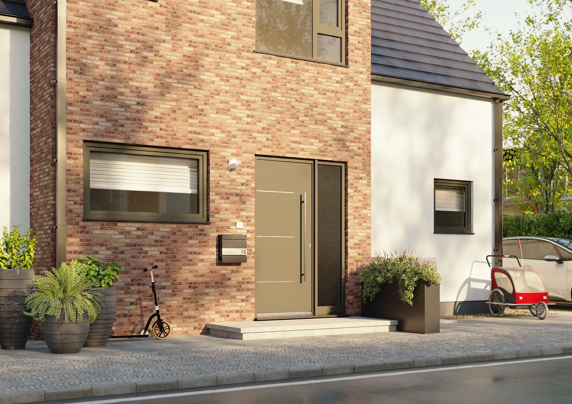 Ext_Einfamilienhaus_Flair_134_Novo_Panoramaanbau_StreetView_Fokus_Revierklinker_112024