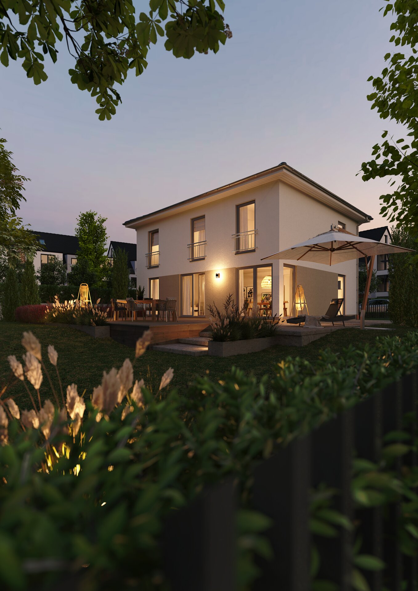 Final_Ext_Stadthaus_Flair_152_GardenView_WD_Abend_full